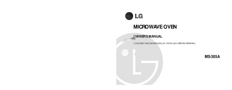Página 1 del manual Manual de usuario LG MS-305A