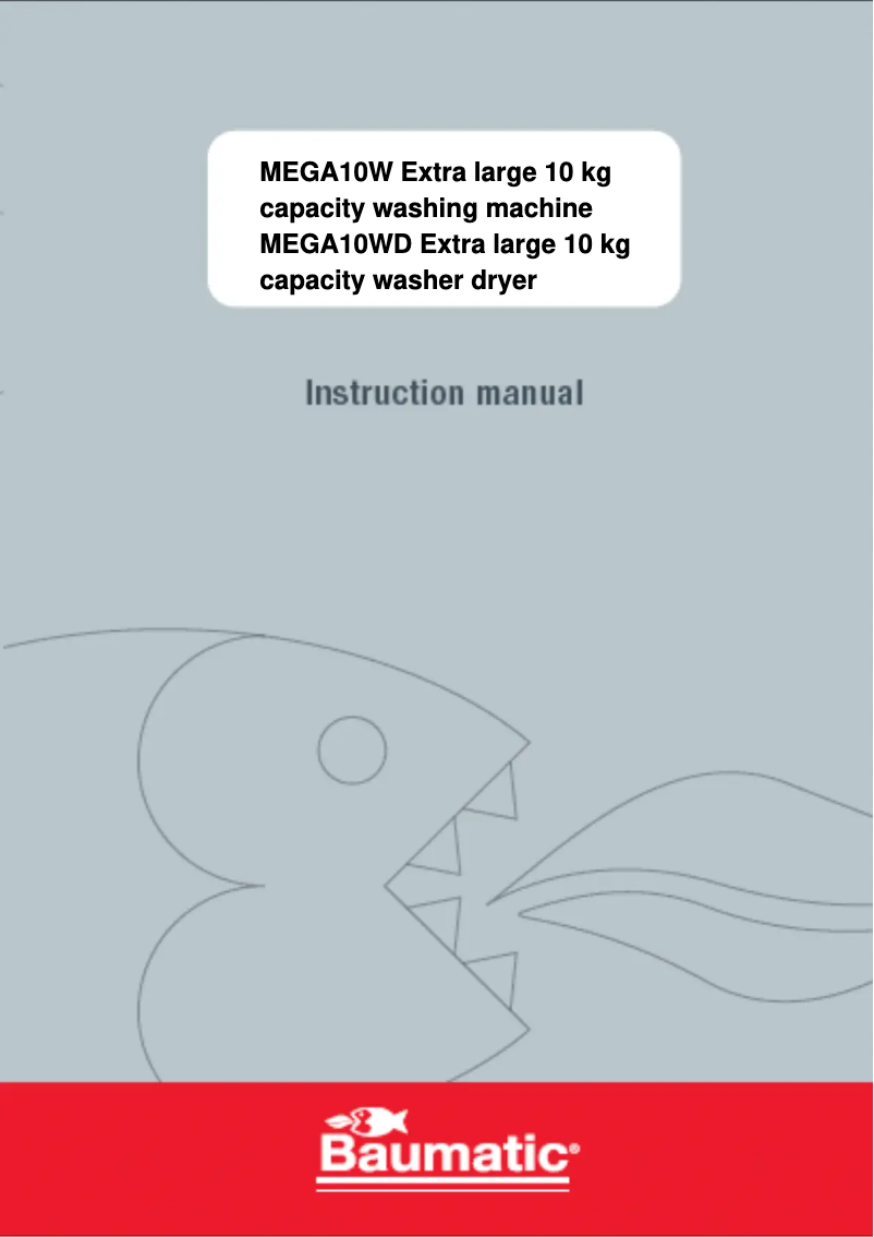 Página 1 del manual Manual de usuario Baumatic MEGA10WD