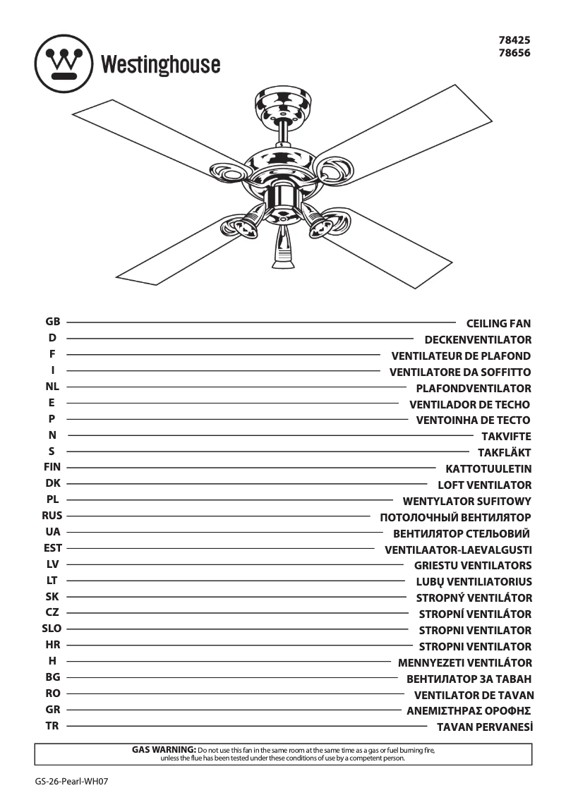 Imagen de la primera página del manual del dispositivo 78425