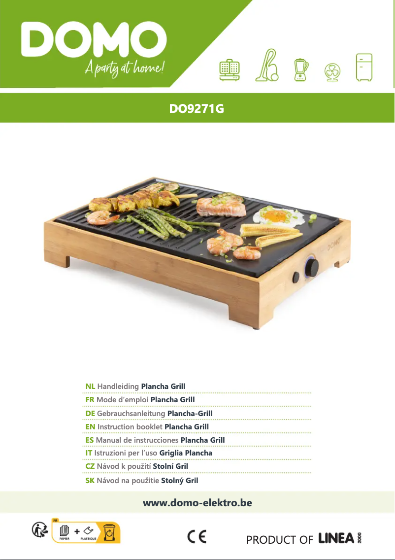 Imagen de la primera página del manual del dispositivo DO9271G