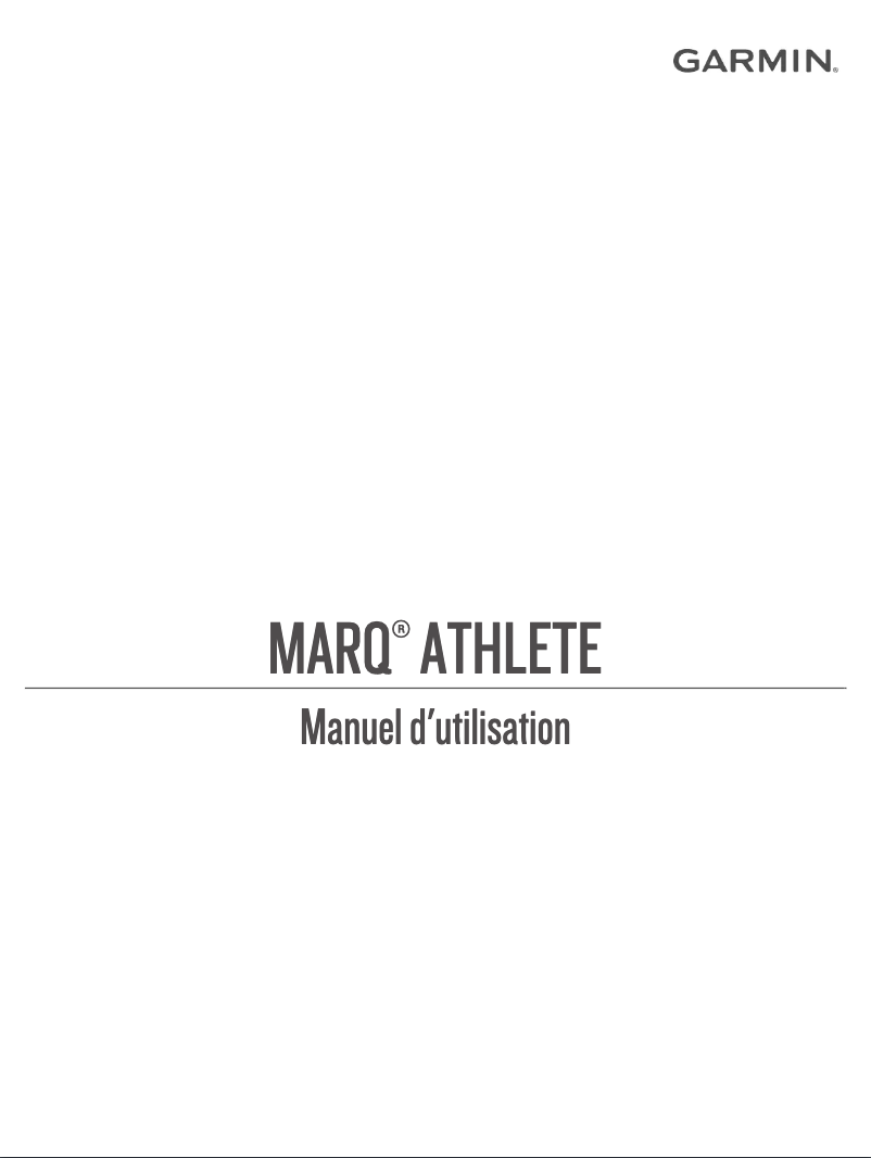 Imagen de la primera página del manual del dispositivo MARQ Athlete