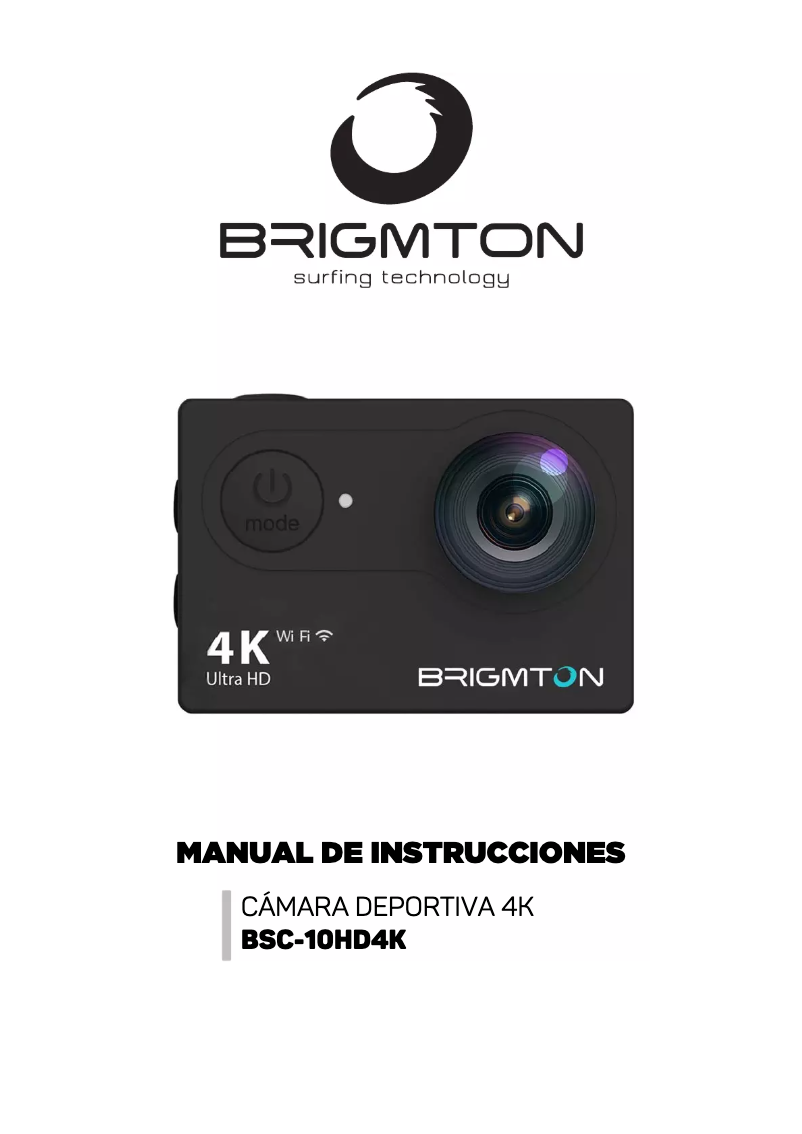 Imagen de la primera página del manual del dispositivo BSC-10HD4K