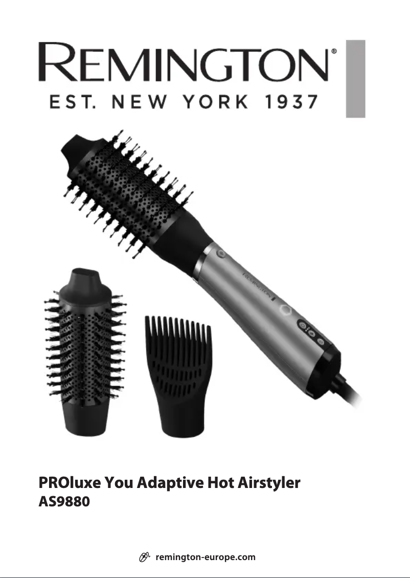 Imagen de la primera página del manual del dispositivo PROluxe You AS9880