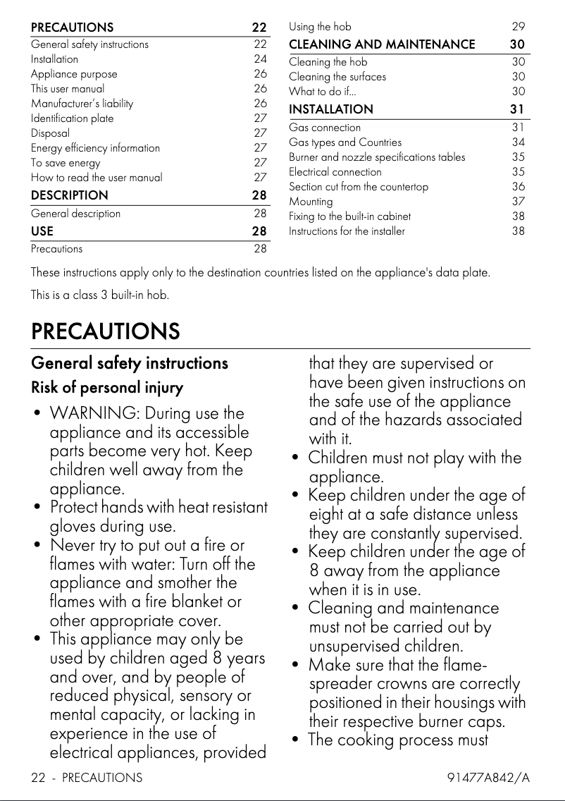 Imagen de la primera página del manual del dispositivo SR264XGH2