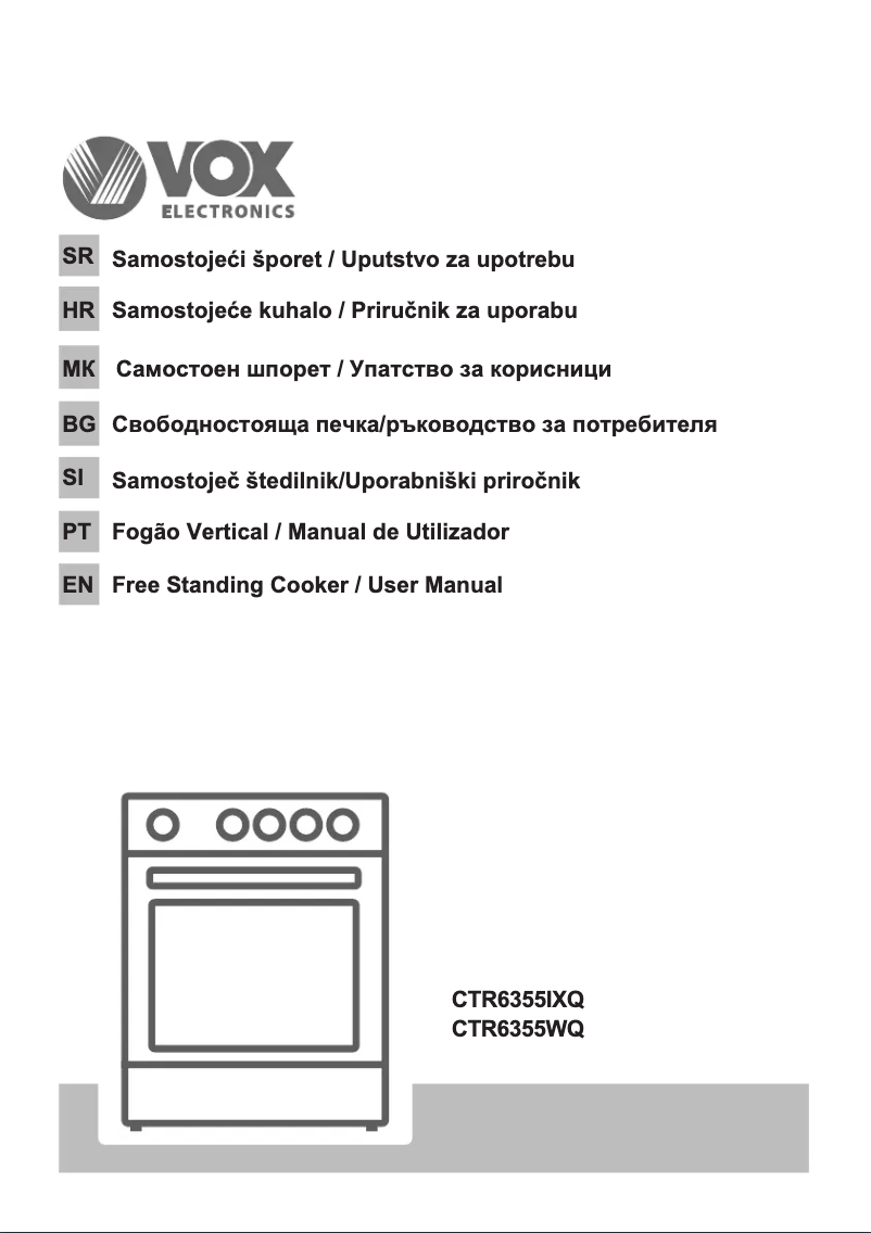 Imagen de la primera página del manual del dispositivo CTR 6355 IXQ