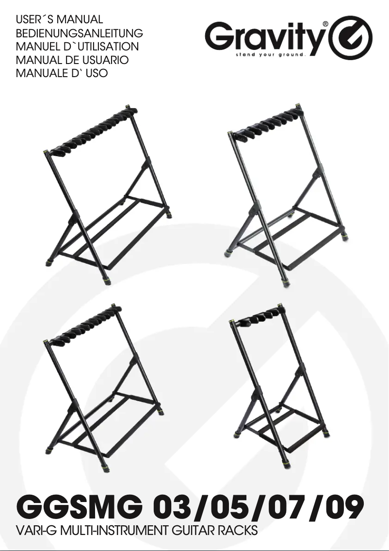 Imagen de la primera página del manual del dispositivo Vari-G 3