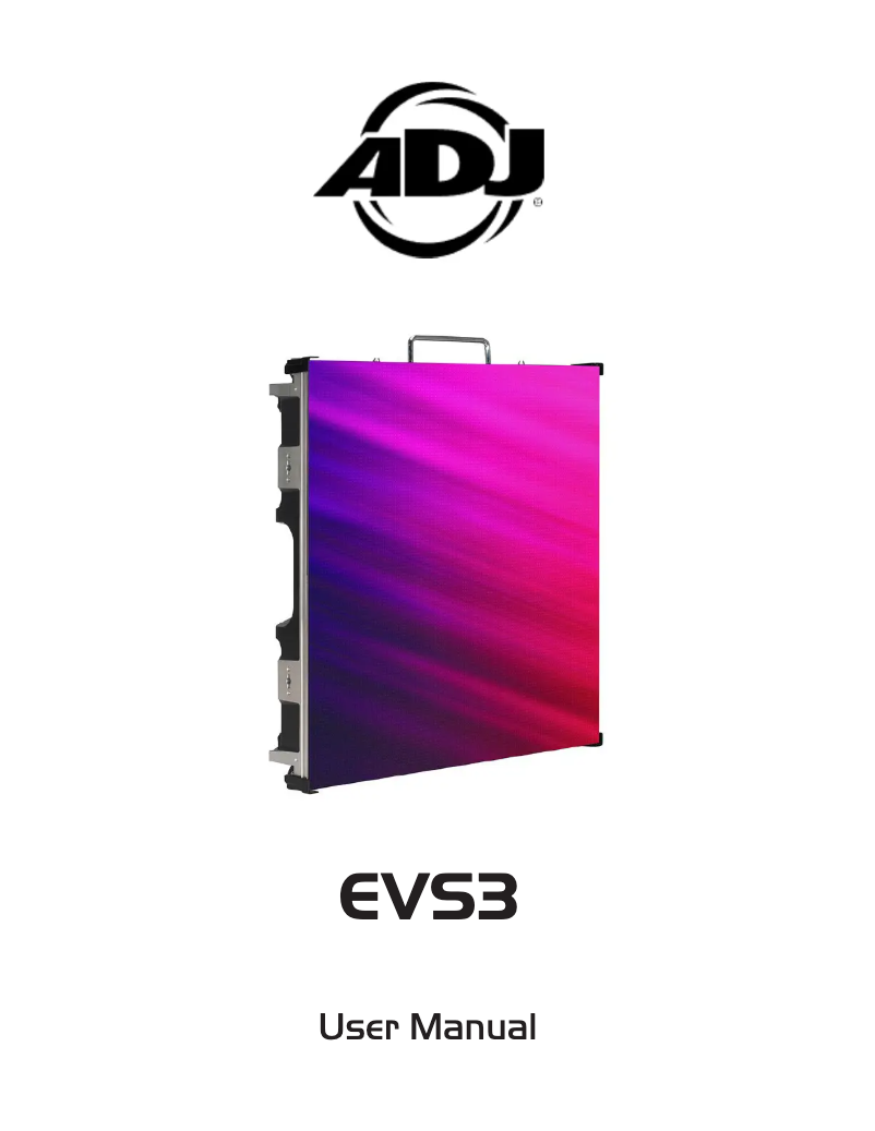 Página nº 1 - Manual de usuario American DJ VS3