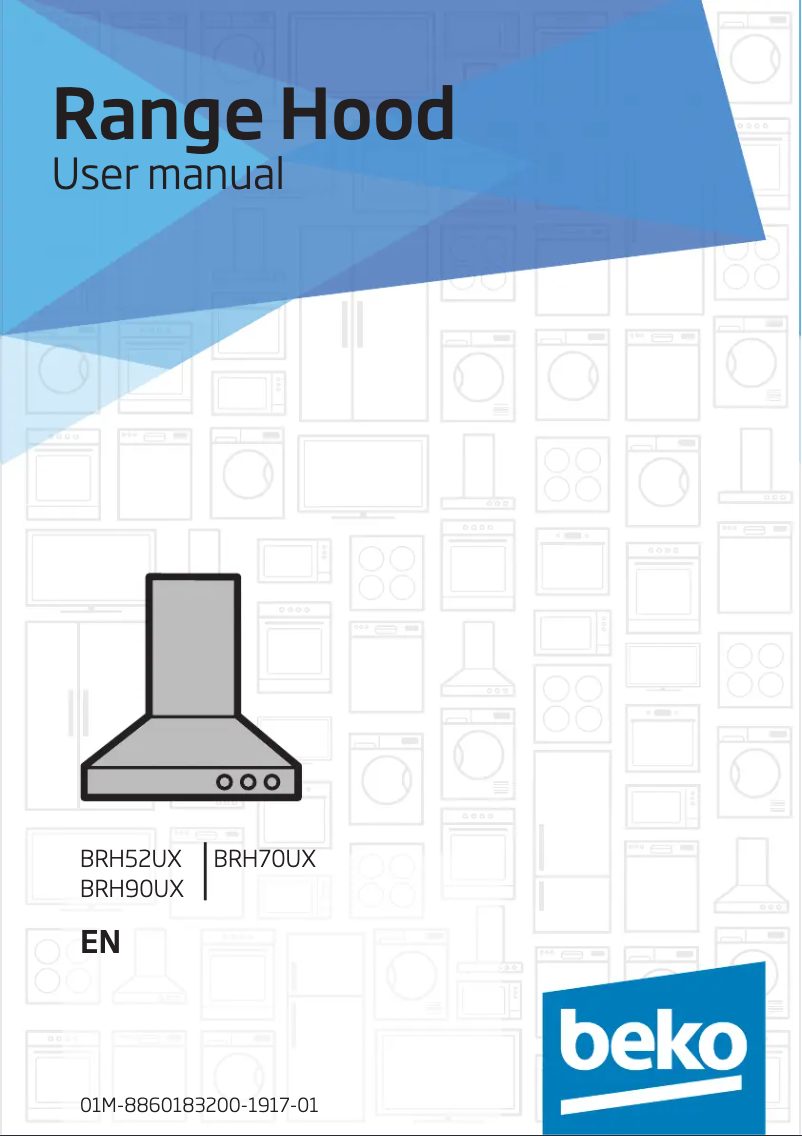 Imagen de la primera página del manual del dispositivo BRH70UX