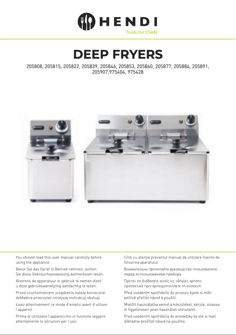 Página 1 del manual Manual de usuario Hendi 205815