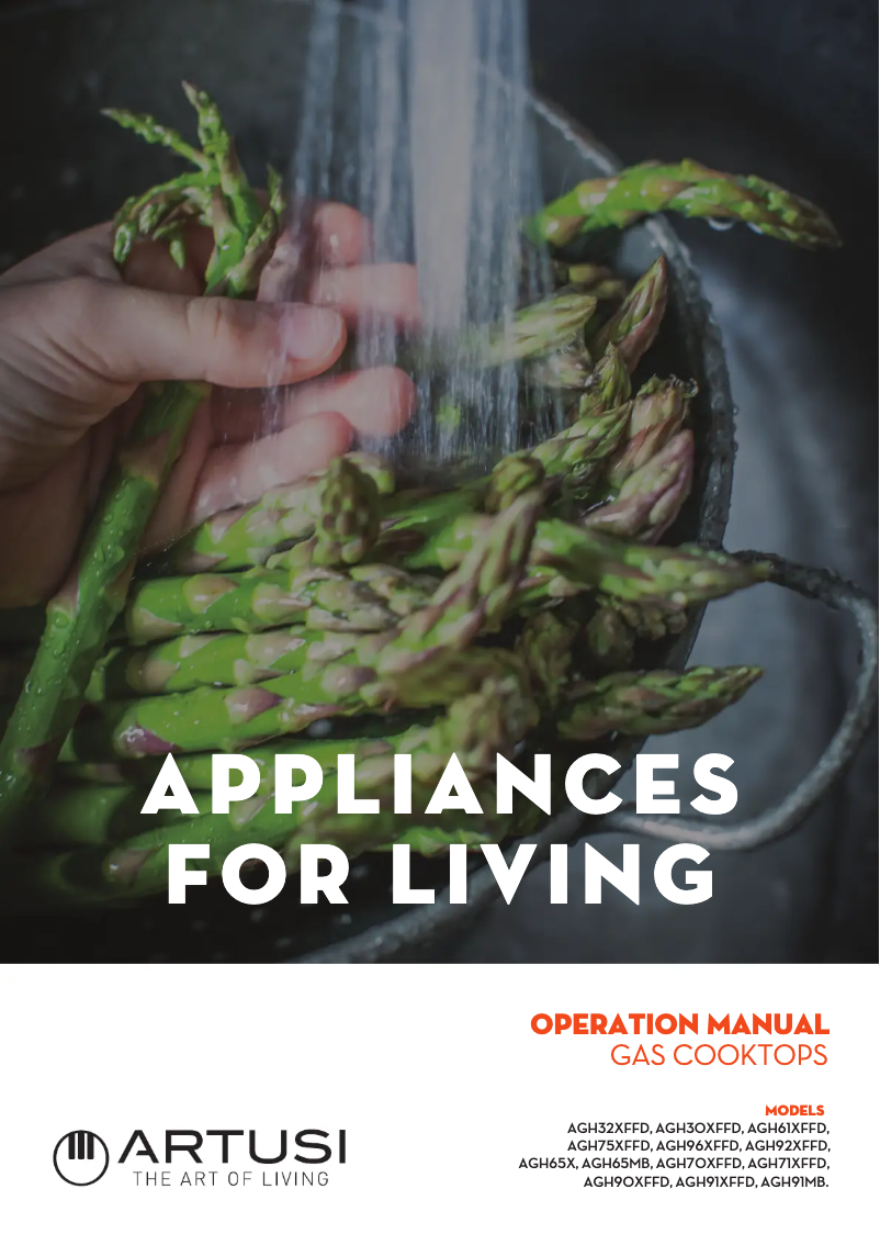 Imagen de la primera página del manual del dispositivo AGH91MB