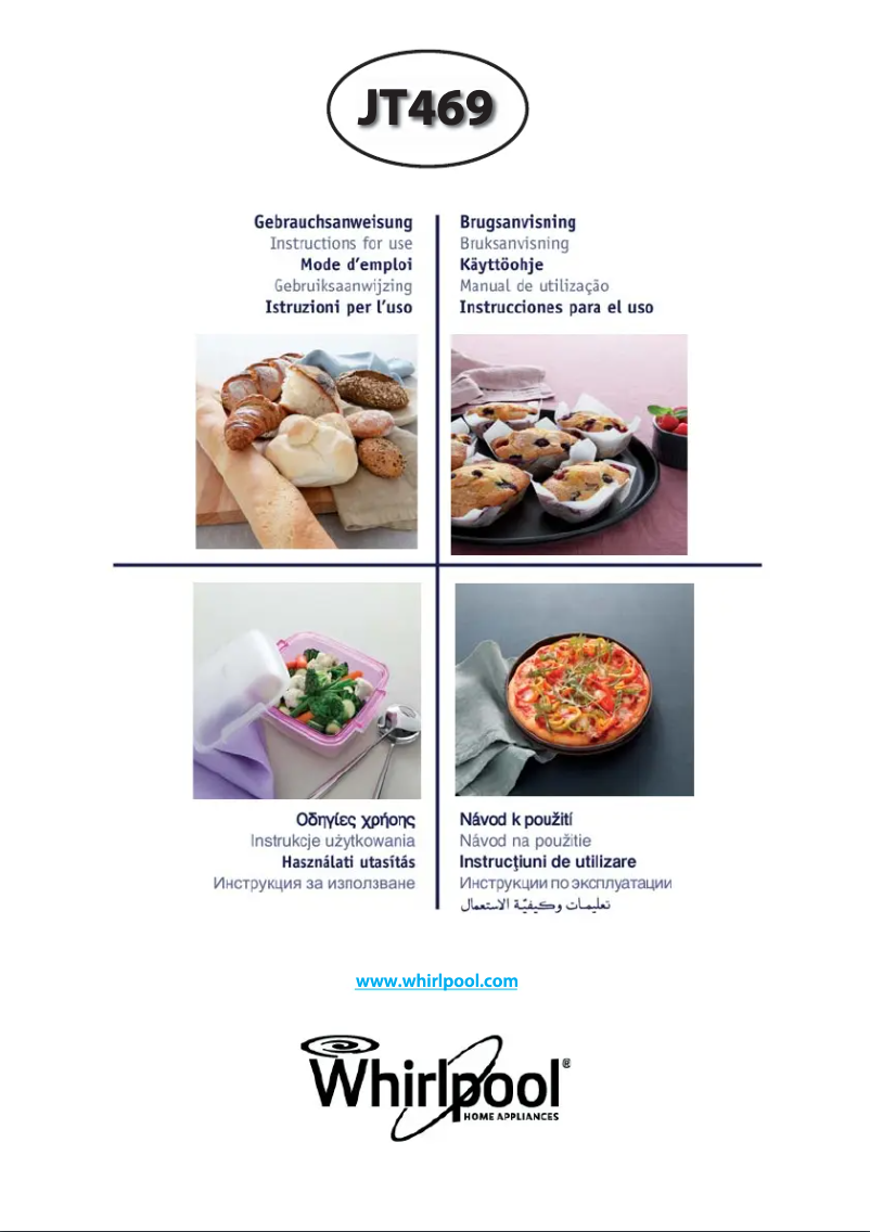 Imagen de la primera página del manual del dispositivo JT 469 SL