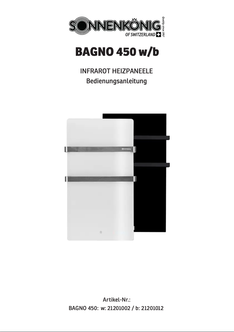 Imagen de la primera página del manual del dispositivo Bagno 450