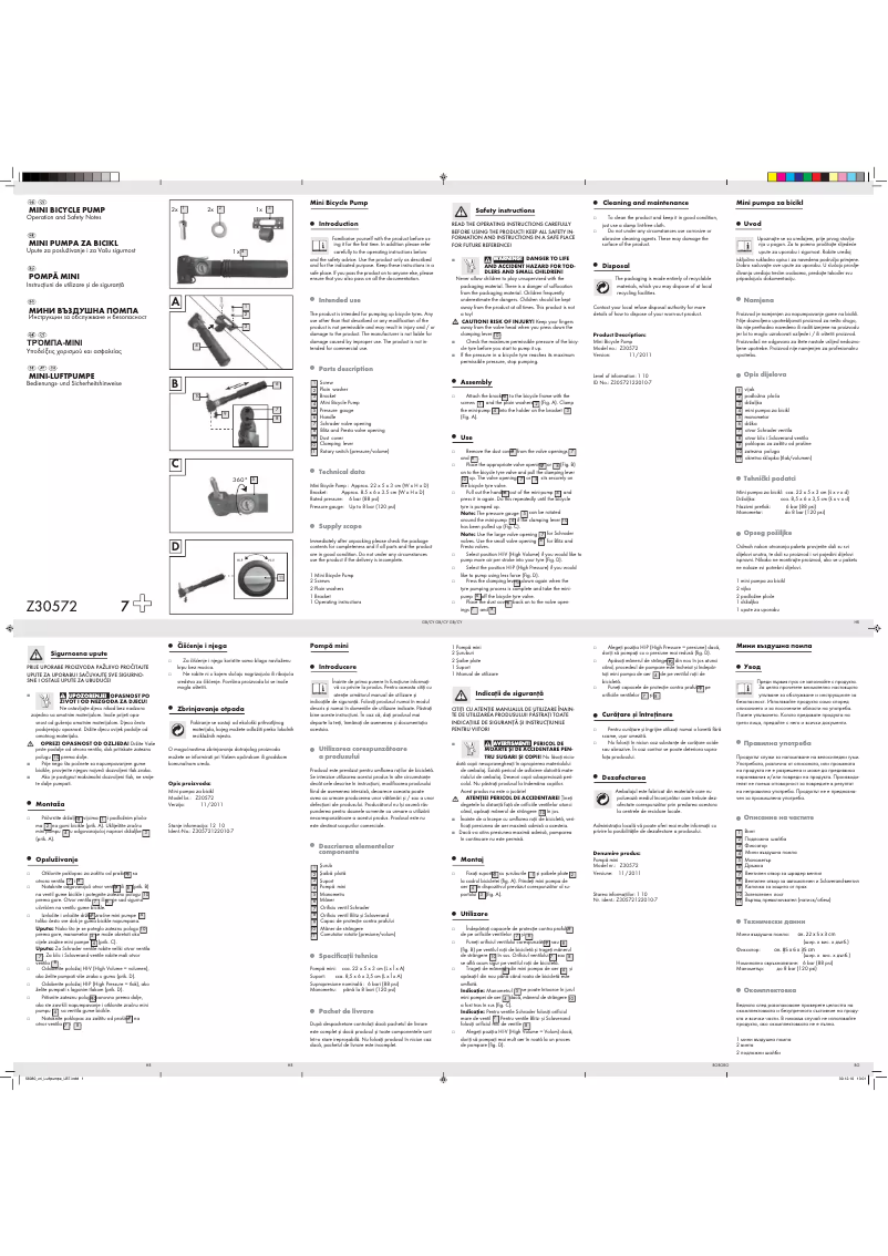 Página 1 del manual Manual de usuario Crivit IAN 68653