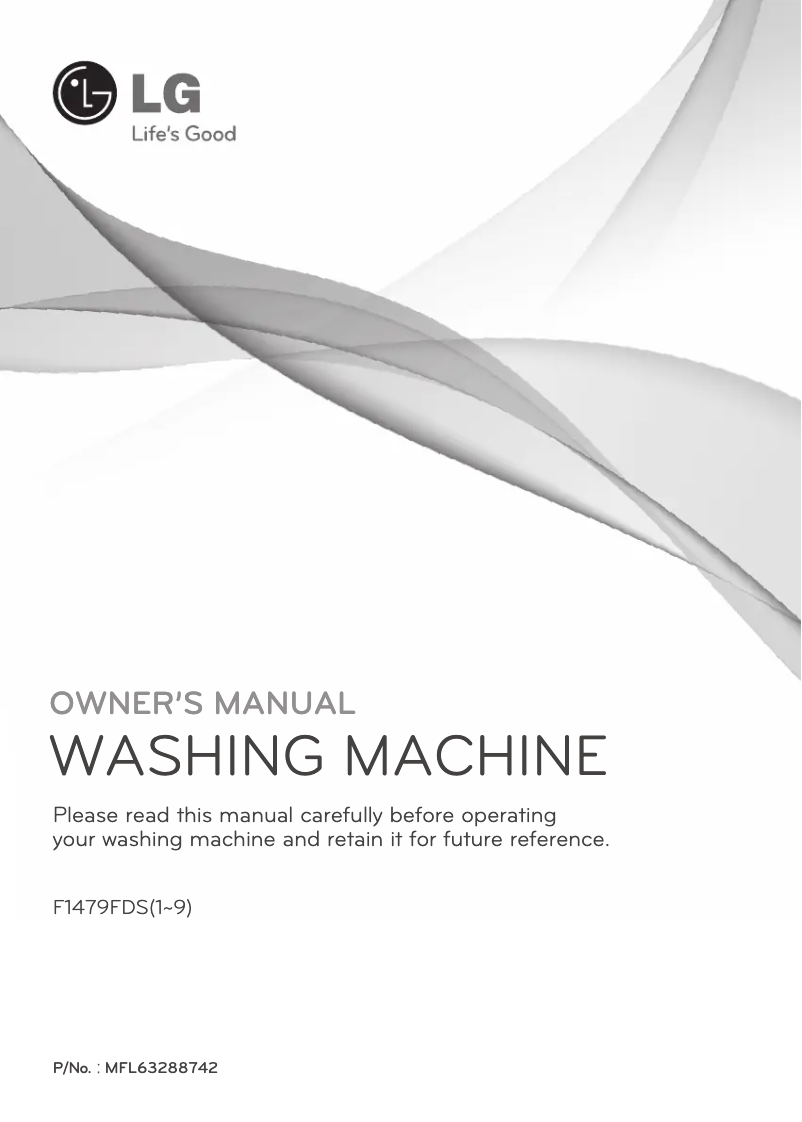 Página 1 del manual Manual de usuario LG F1479FDS