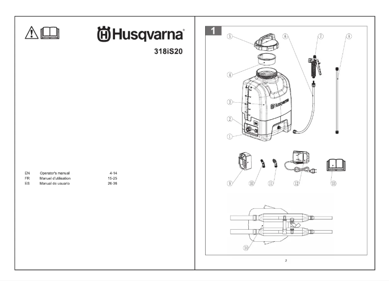 Imagen de la primera página del manual del dispositivo 318iS20