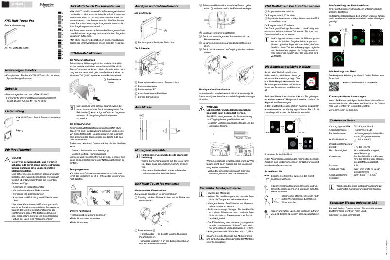Imagen de la primera página del manual del dispositivo MTN6215-0310