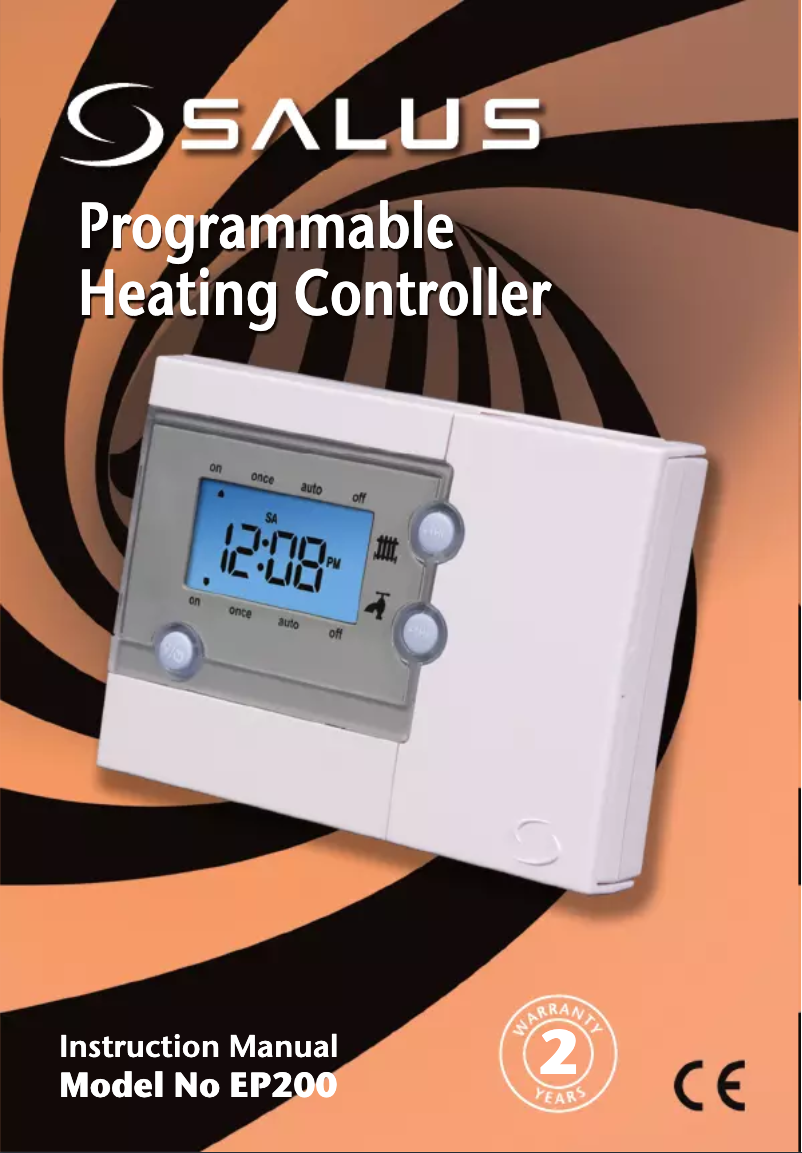 Imagen de la primera página del manual del dispositivo EP200