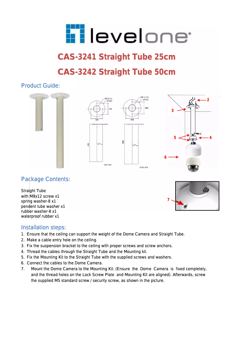 Página 1 del manual Manual de usuario LevelOne CAS-3241