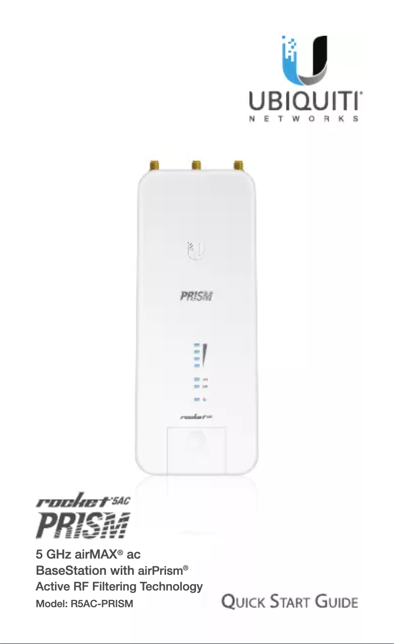 Página nº 1 - Manual de usuario Ubiquiti Networks ROCKET 5 AC PRISM