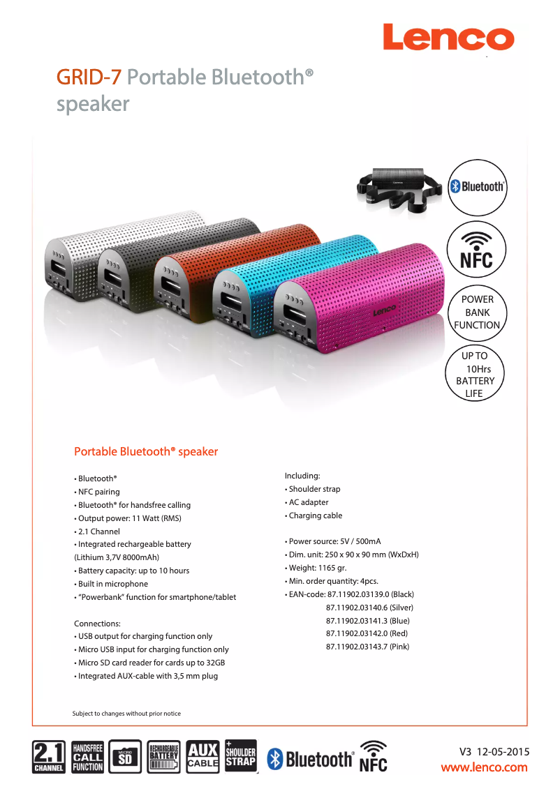 Imagen de la primera página del manual del dispositivo GRID-7
