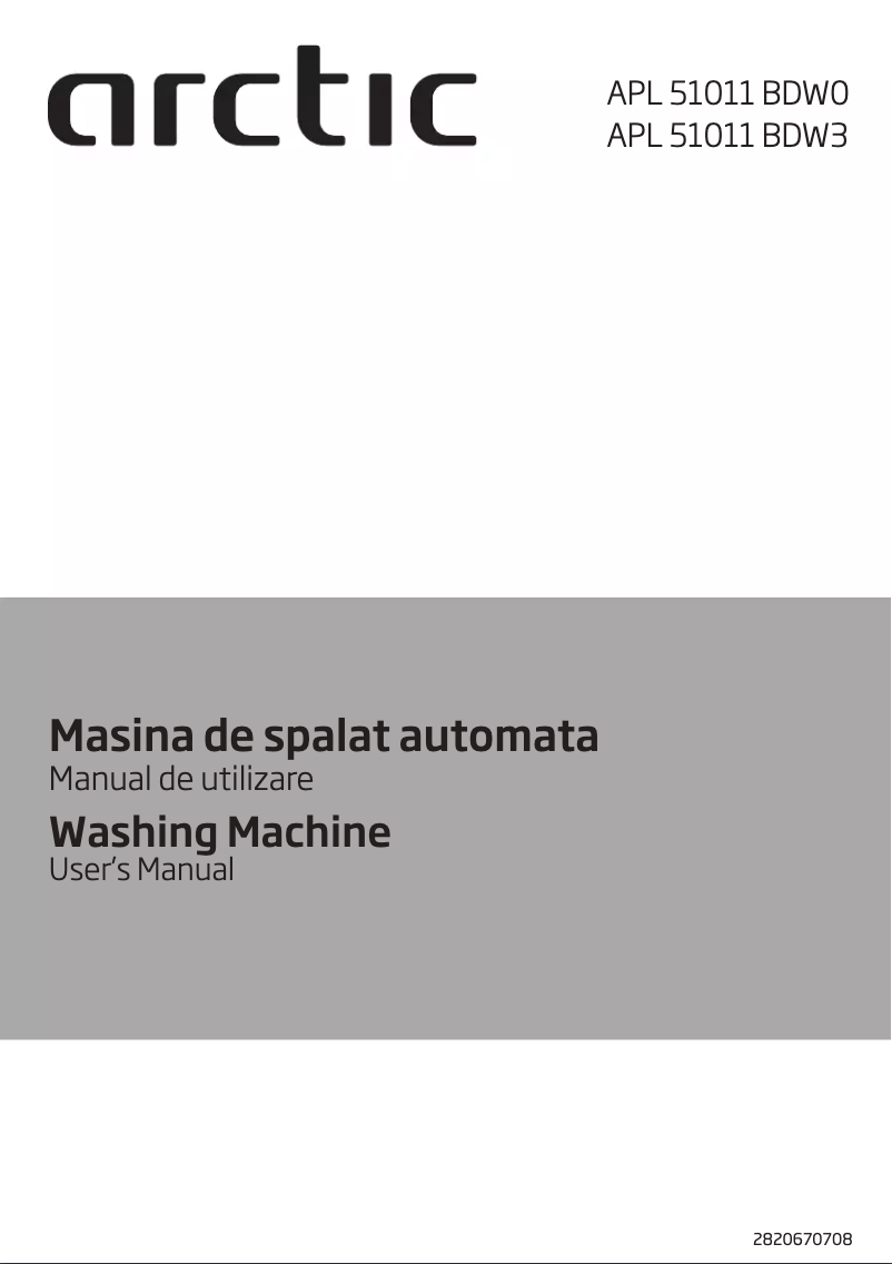 Imagen de la primera página del manual del dispositivo APL51011BDW0