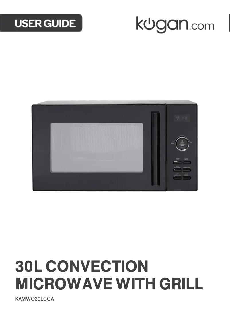 Imagen de la primera página del manual del dispositivo KAMWO30LCGA