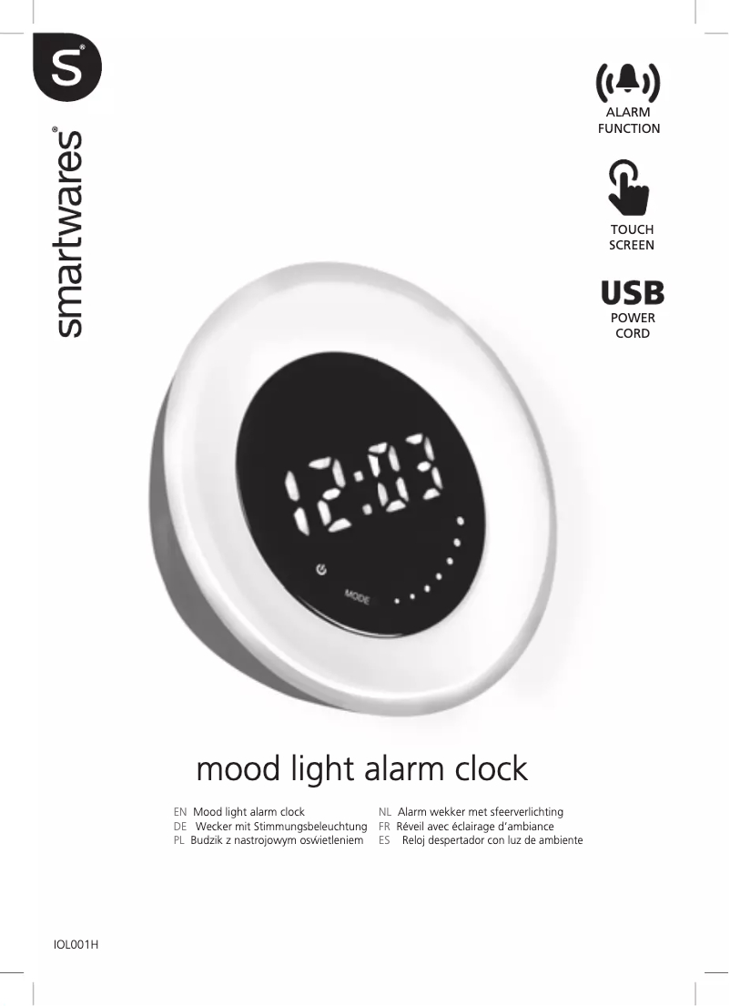 Página 1 del manual Manual de usuario Smartwares IOL001H