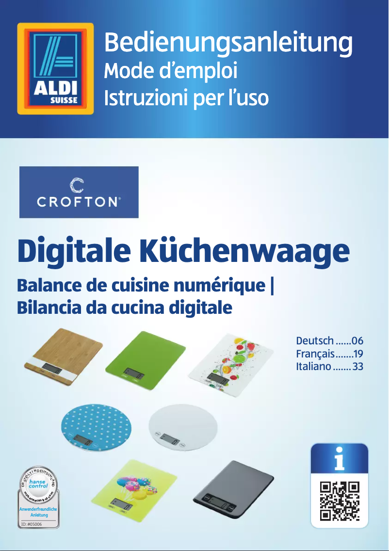 Imagen de la primera página del manual del dispositivo 95159