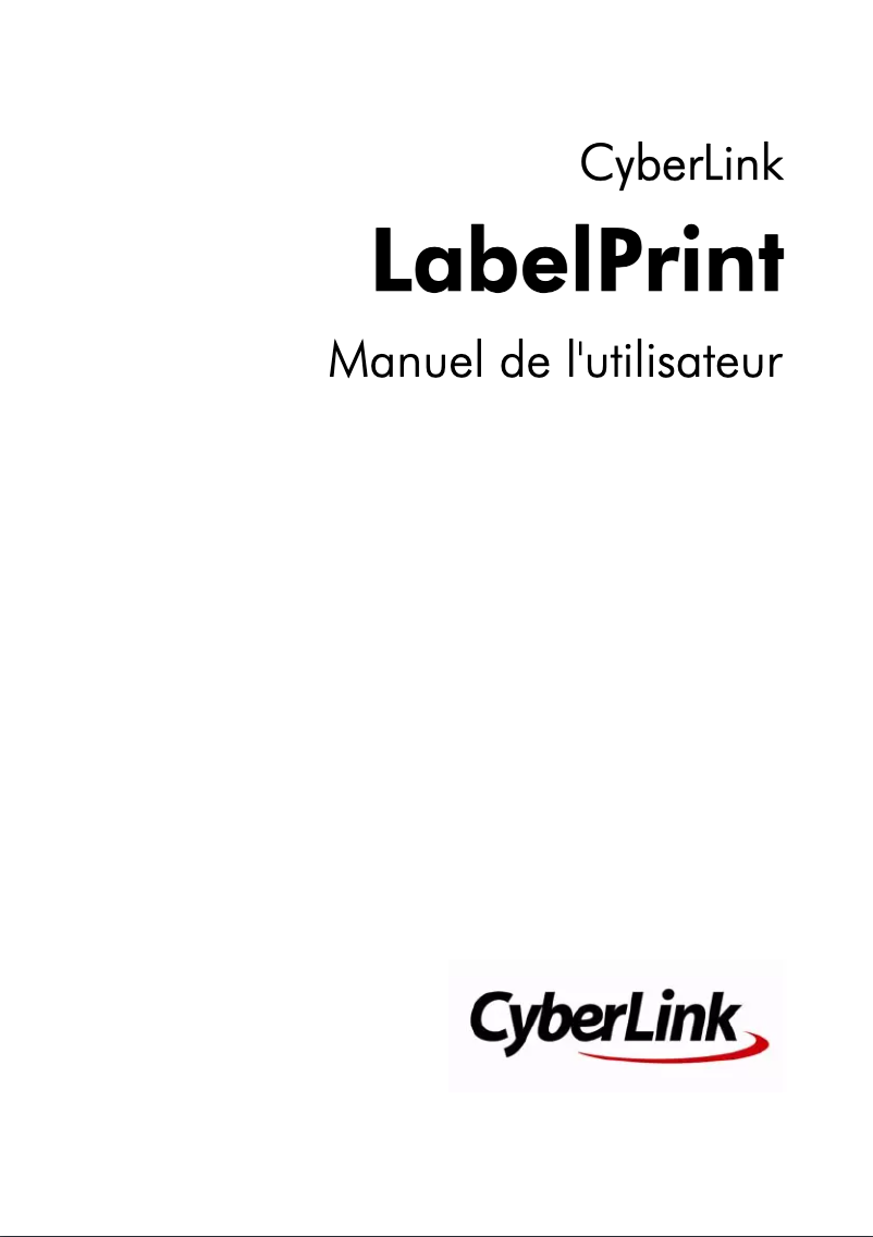 Página nº 1 - Manual de usuario Cyberlink LabelPrint 2.5