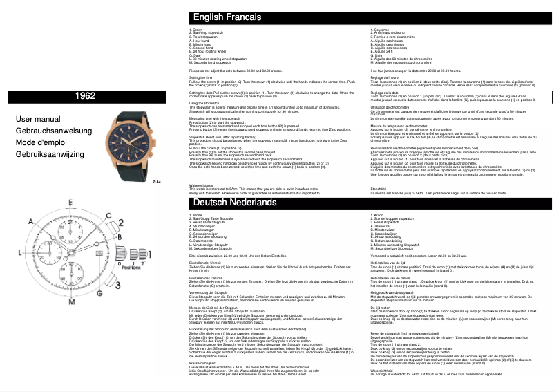 Imagen de la primera página del manual del dispositivo Cooper 1962