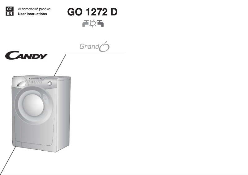 Página 1 del manual Manual de usuario Candy GO4 1272 DH
