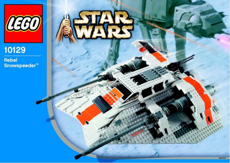 Imagen de la primera página del manual del dispositivo Rebel Snowspeeder (TM)