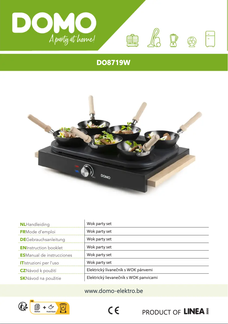 Imagen de la primera página del manual del dispositivo DO8719W
