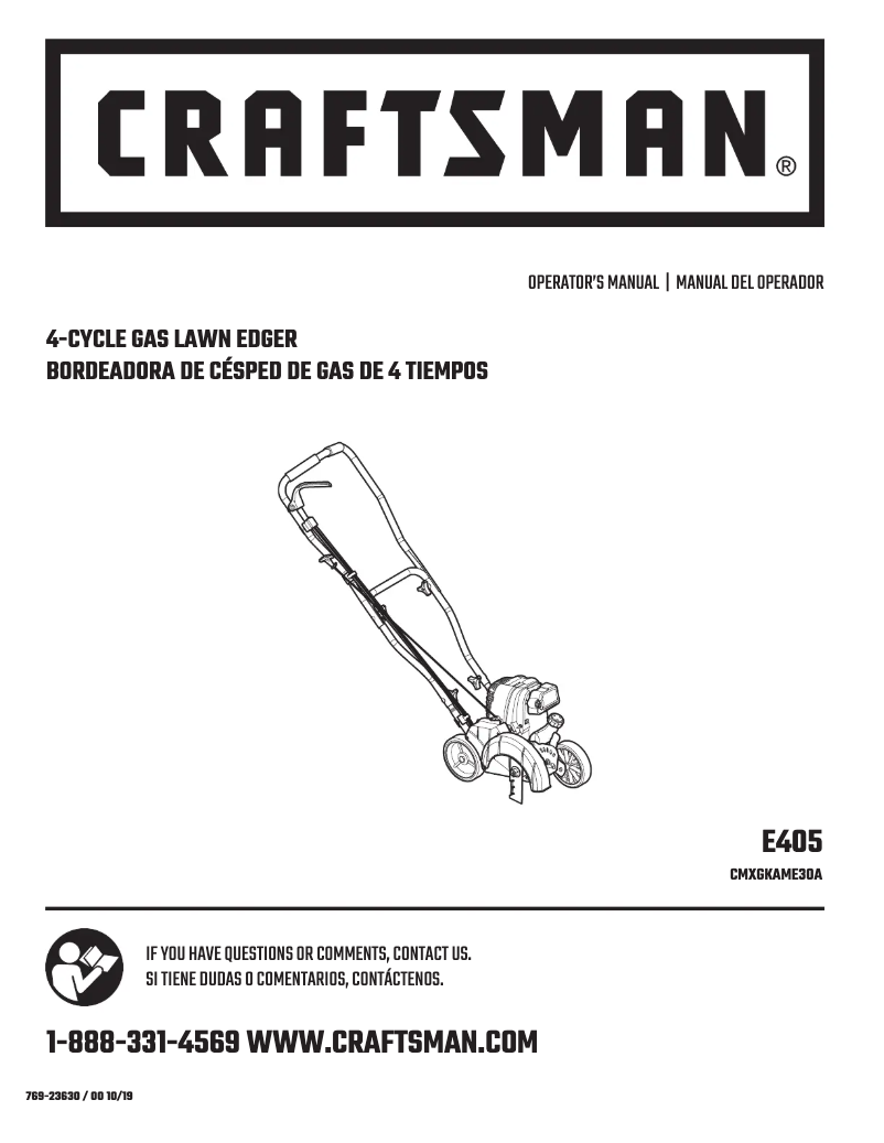 Página 1 del manual Manual de usuario Craftsman CMXGKAME30A
