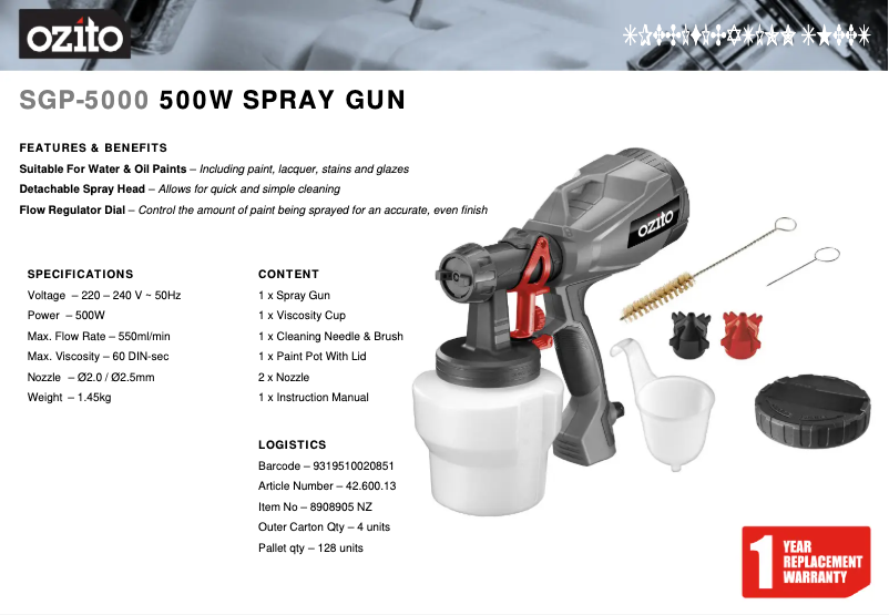 Imagen de la primera página del manual del dispositivo SGP-300