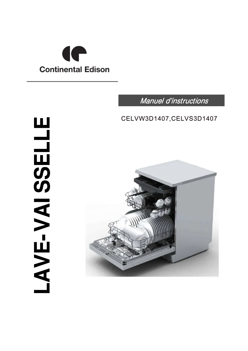 Página 1 del manual Manual de usuario Continental Edison CELVS3D1407