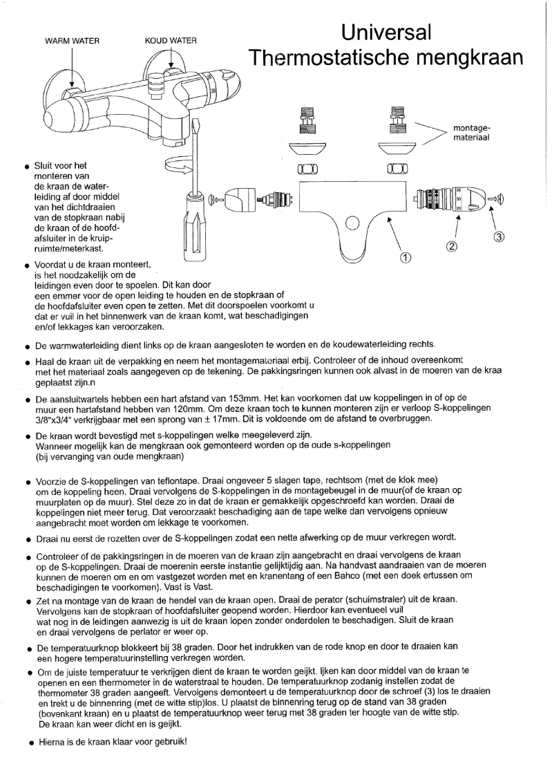 Página 1 del manual Manual de usuario Mueller Universal