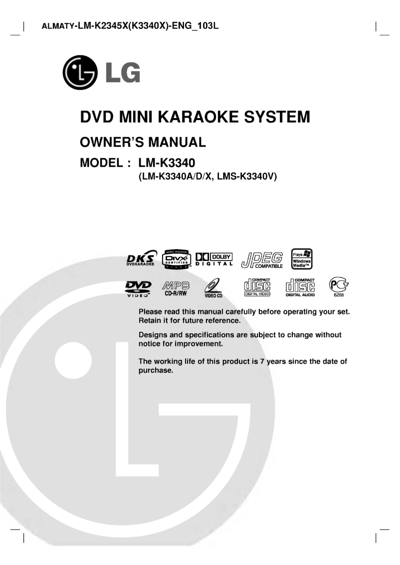 Página 1 del manual Manual de usuario LG LM-K3340Q