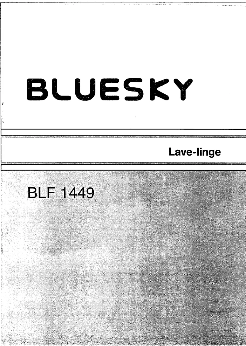 Página 1 del manual Manual de usuario Bluesky BLF 1449