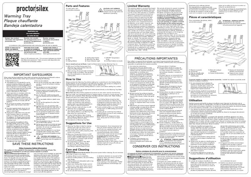 Imagen de la primera página del manual del dispositivo 34320