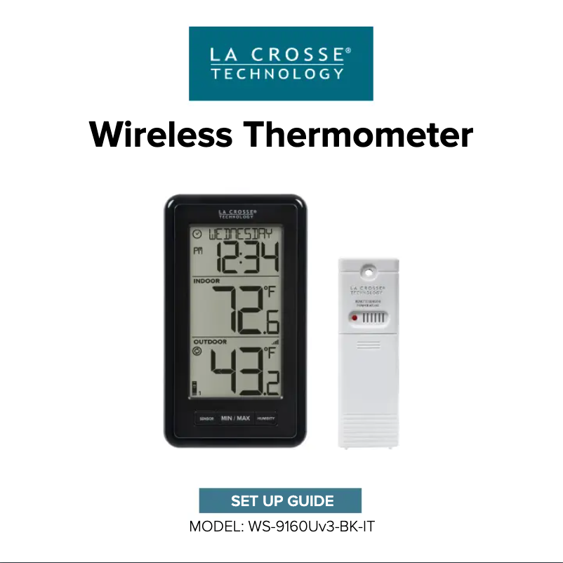 Imagen de la primera página del manual del dispositivo WS-9160U-BK-IT