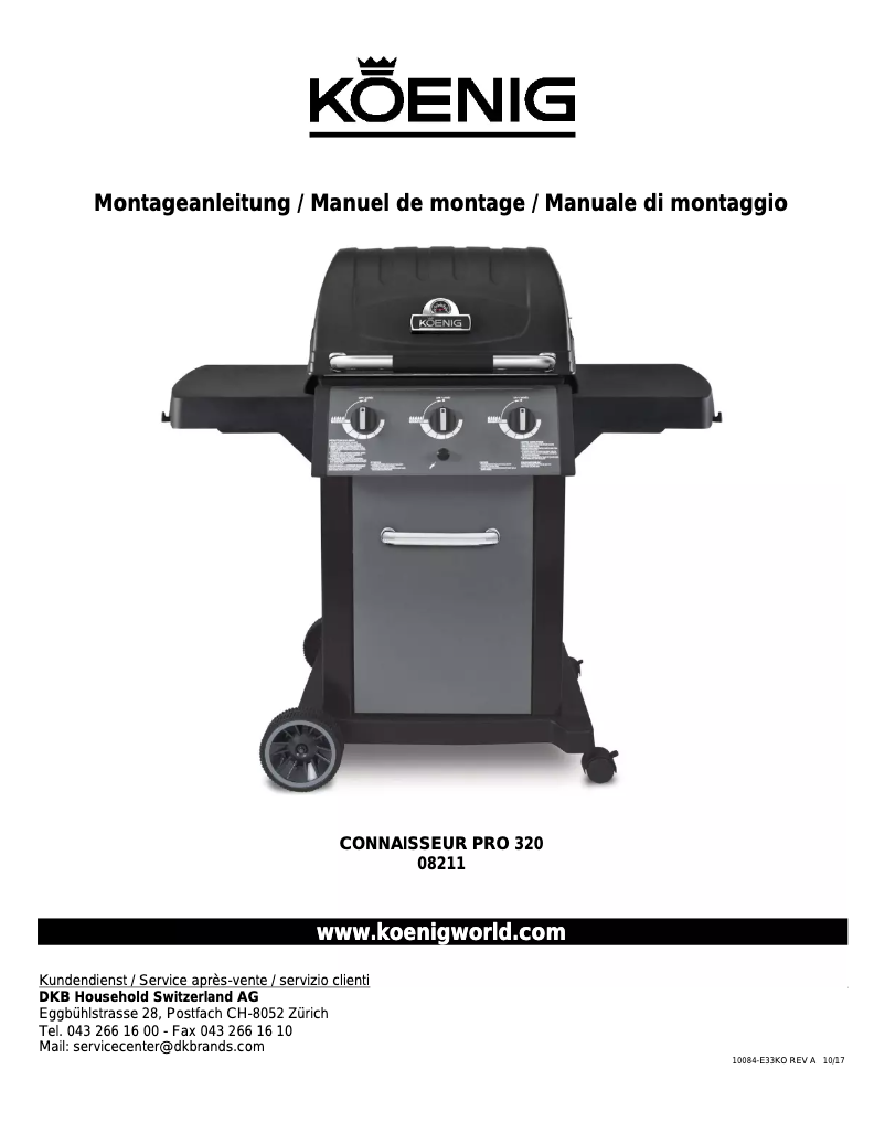 Página 1 del manual Manual de usuario Koenig B08211