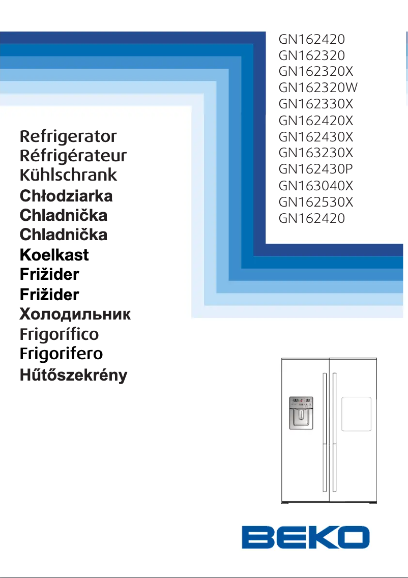 Página 1 del manual Manual de usuario Beko GN 163230 X