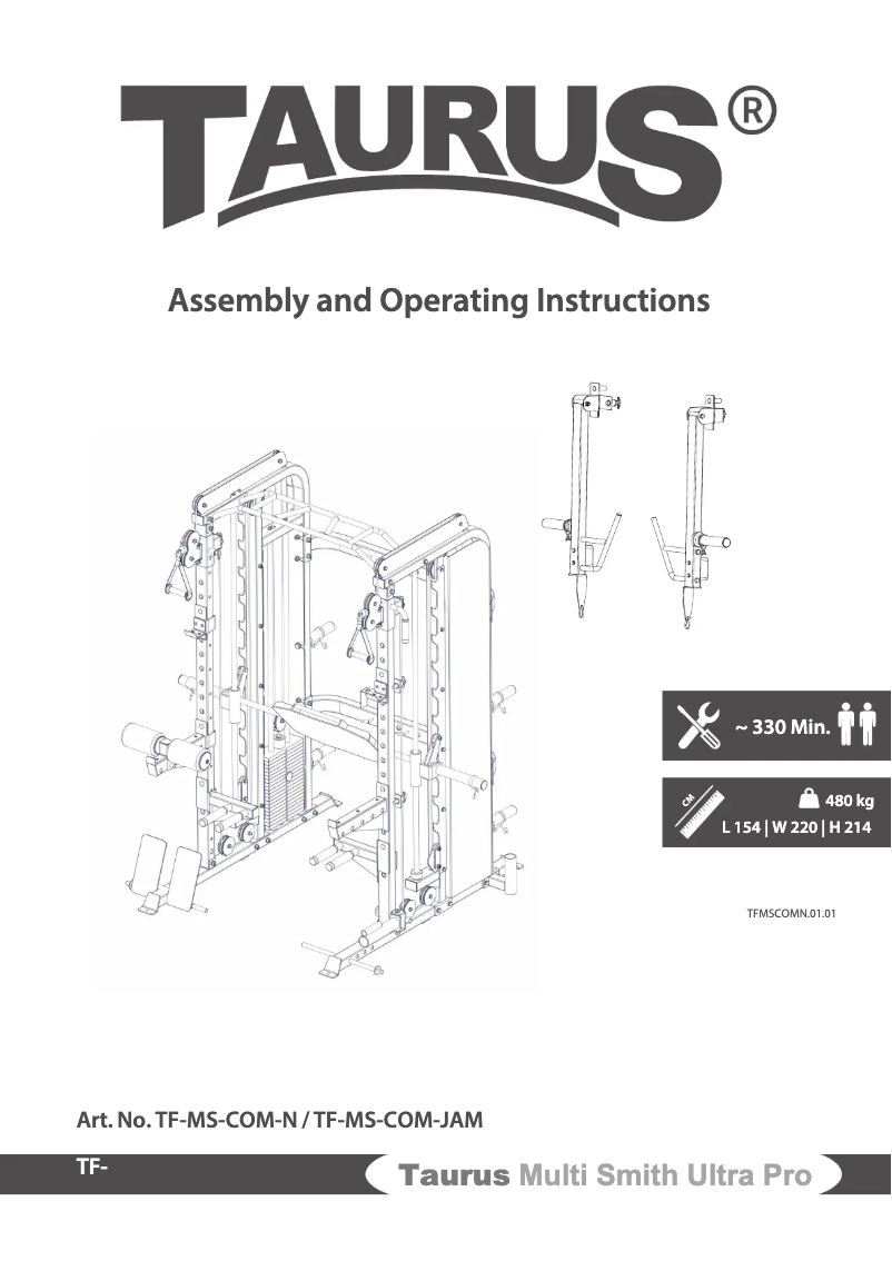 Imagen de la primera página del manual del dispositivo Multi Smith Ultra Pro