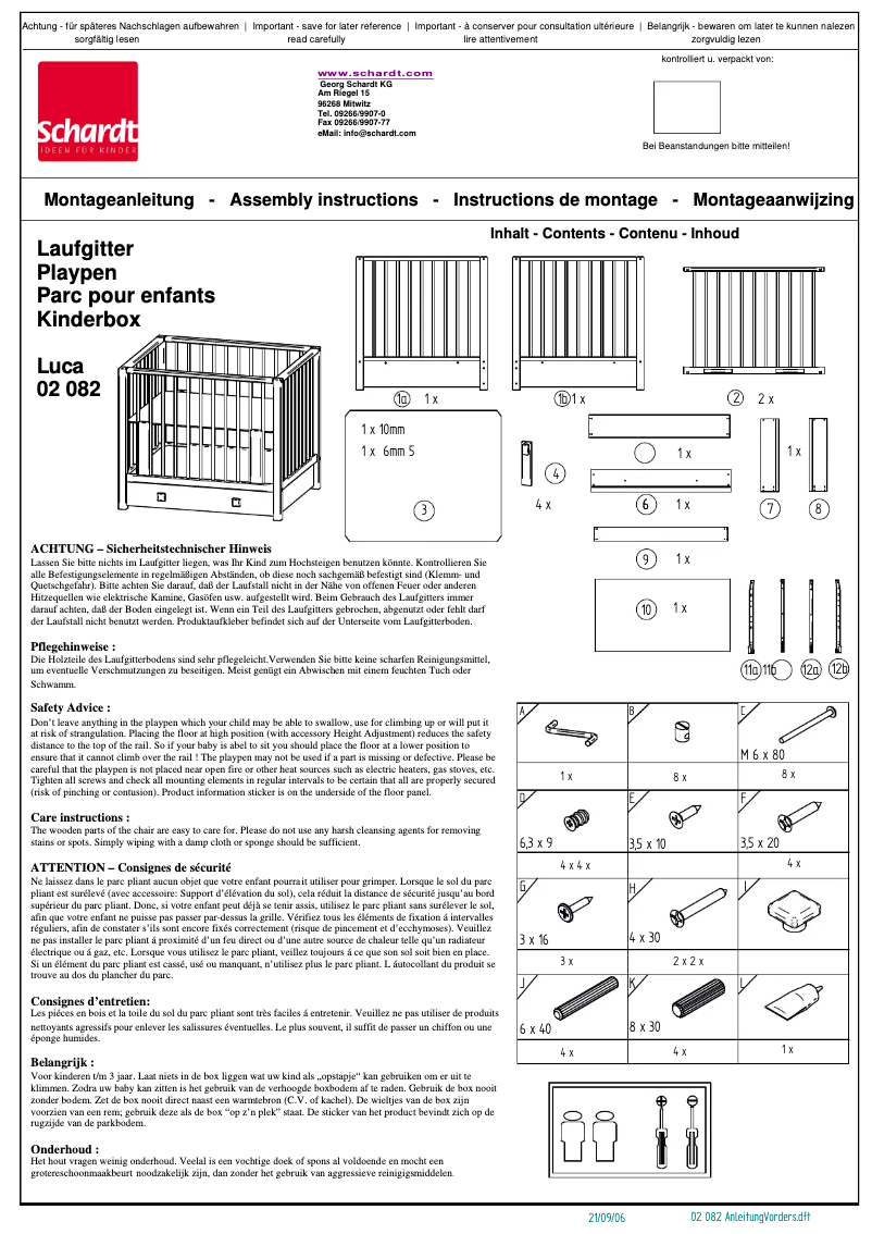 Imagen de la primera página del manual del dispositivo Lux