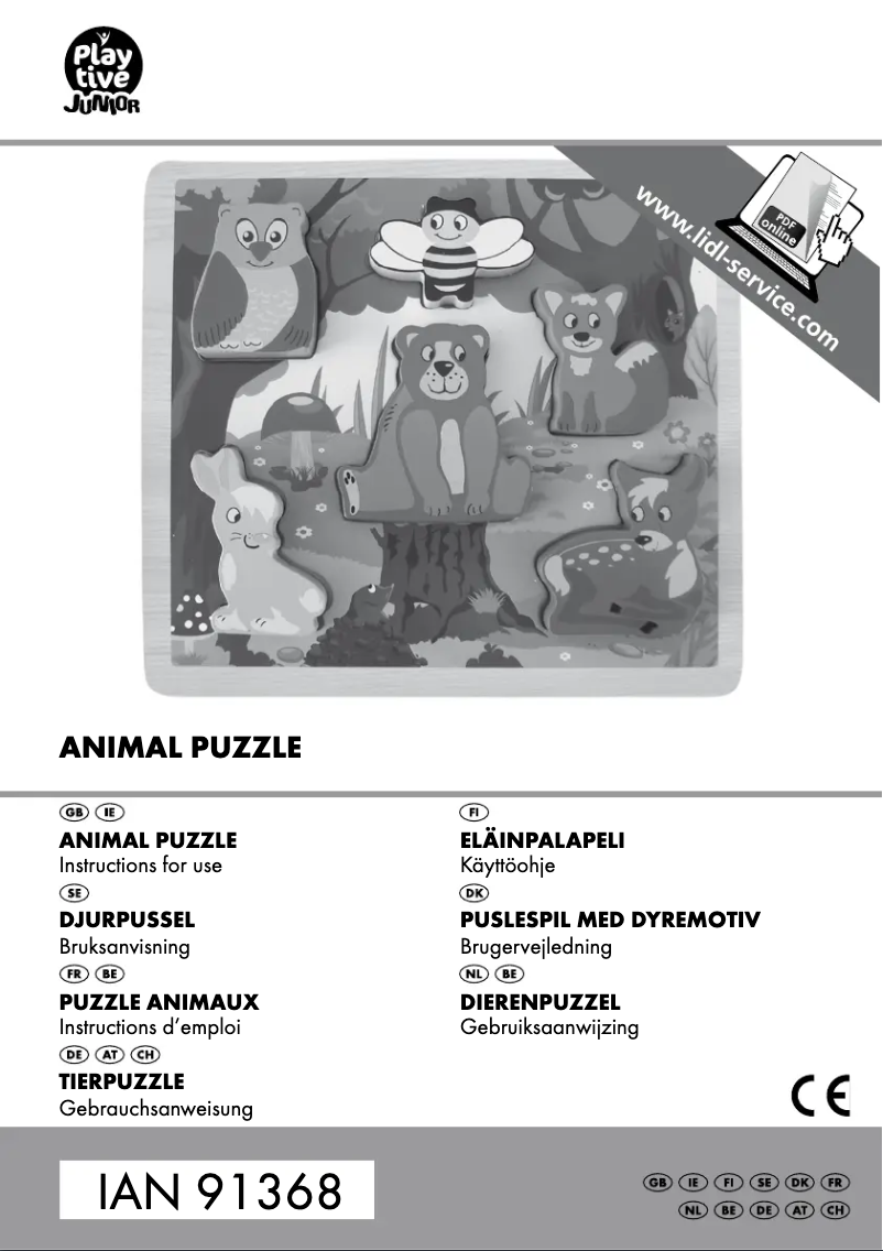 Imagen de la primera página del manual del dispositivo IAN 91368