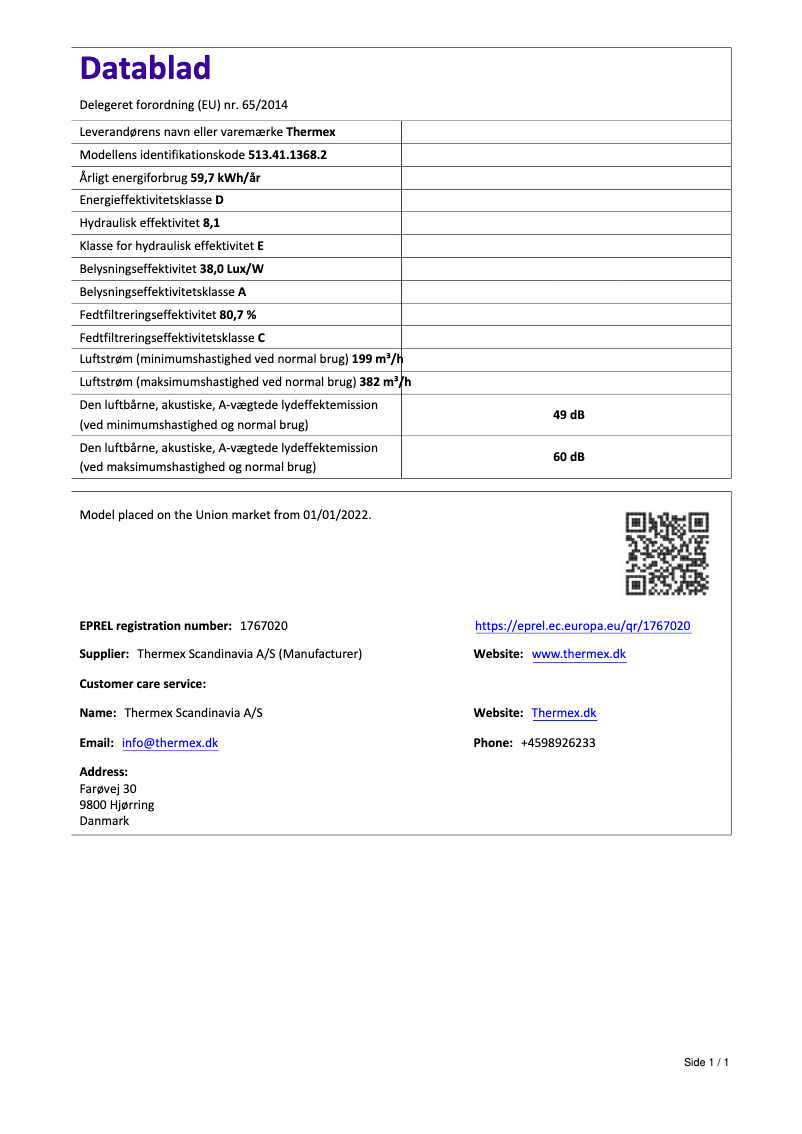 Imagen de la primera página del manual del dispositivo TFM 452