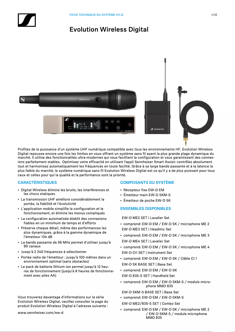 Imagen de la primera página del manual del dispositivo Evolution Wireless Digital