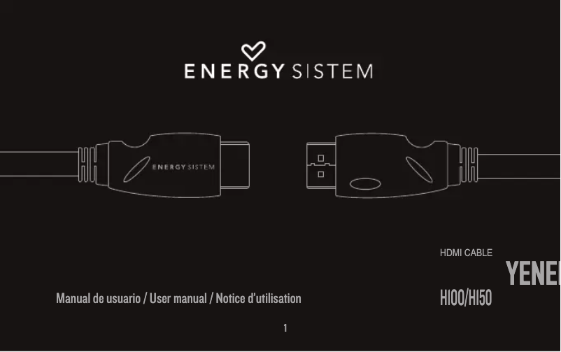 Página 1 del manual Manual de usuario Energy Sistem H100