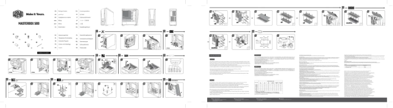 Página 1 del manual Manual de usuario Cooler Master MasterBox 500